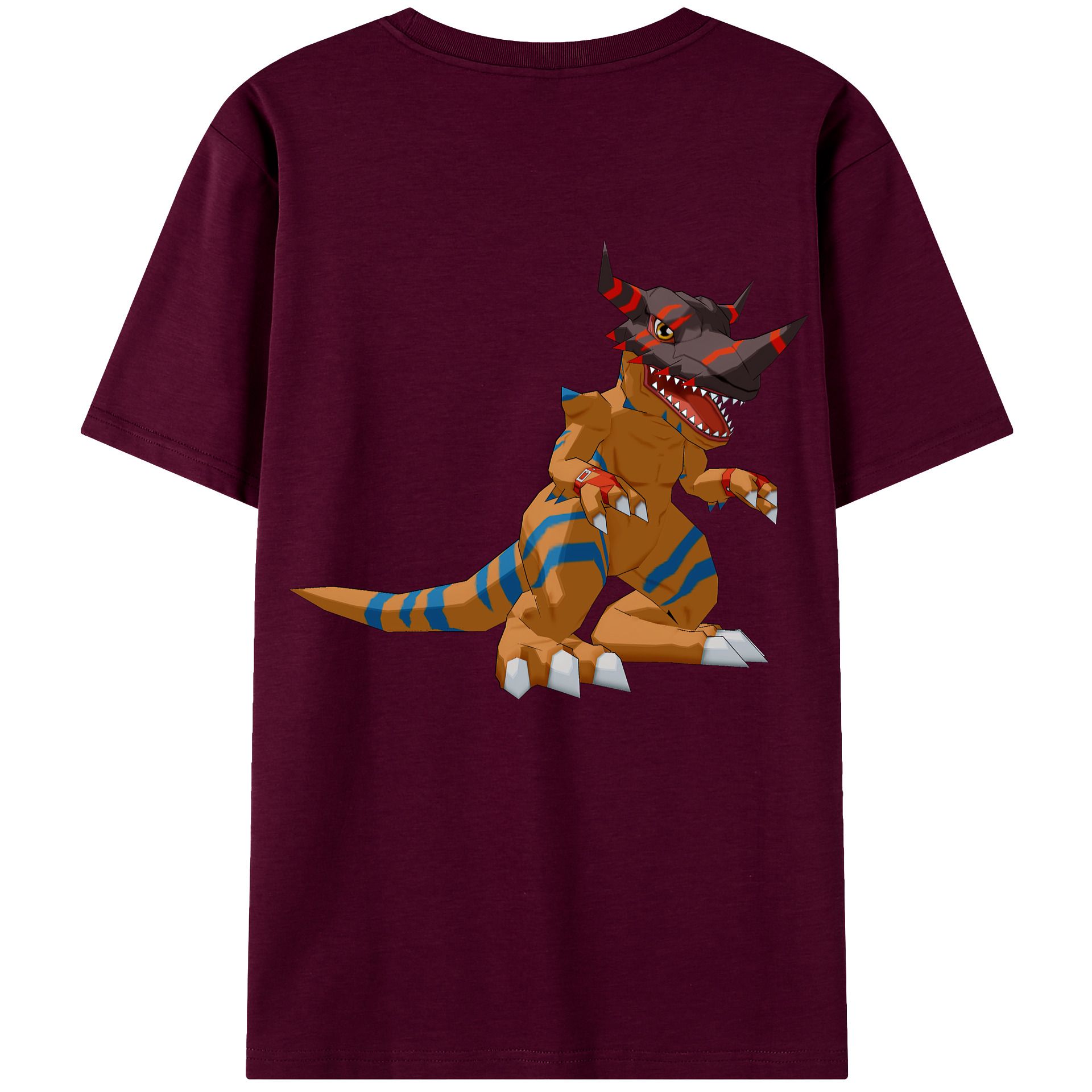 （画像用） Digimon デジタルモンスター/デジモン レディース半袖Tシャツ(バックプリント)
